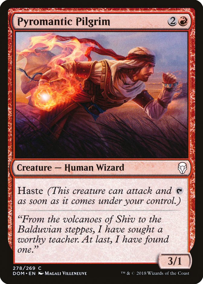 Pyromantic Pilgrim [Dominaria] 