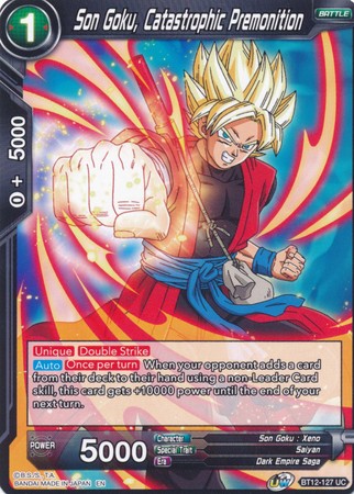Son Goku, Catastrophic Premonition (BT12-127) [Vicious Rejuvenation] 