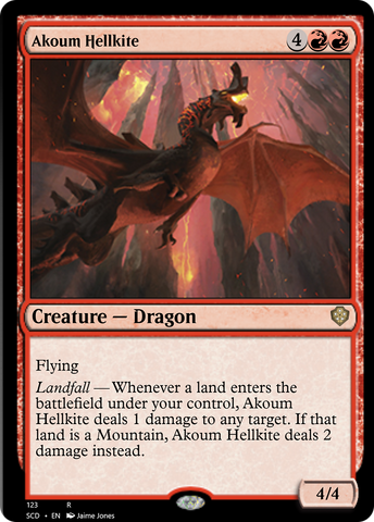 Akoum Hellkite [Starter Commander Decks] 