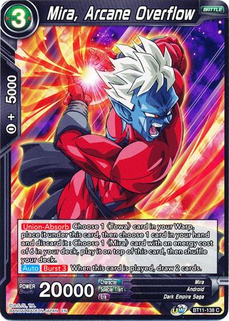 Mira, Arcane Overflow (BT11-138) [Vermilion Bloodline] 