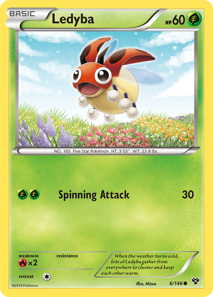 Ledyba (6/146) [XY: Base Set] 