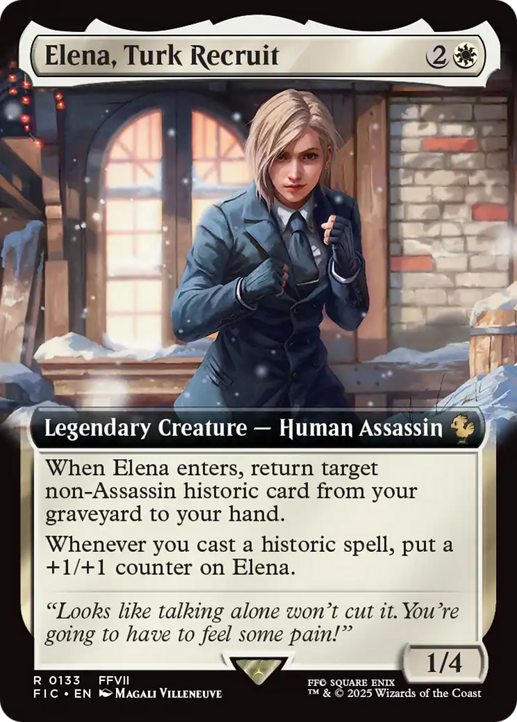 Elena, Turk Recruit (Extended Art) [FINAL FANTASY Commander] 