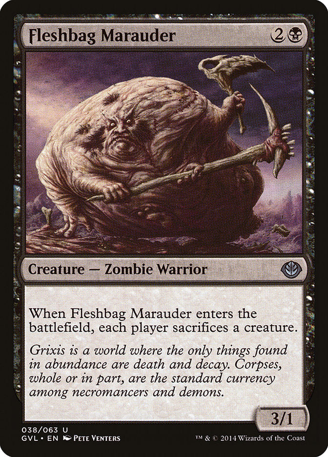 Fleshbag Marauder (Garruk vs. Liliana) [Duel Decks Anthology] 