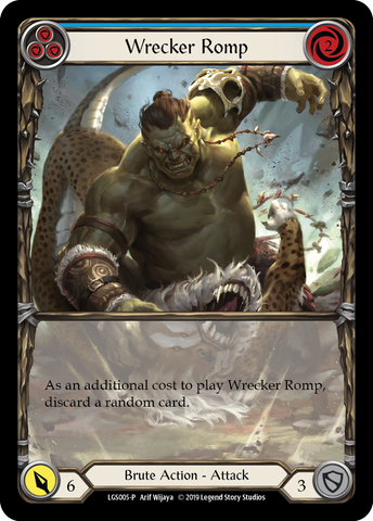 Wrecker Romp (Blue) [LGS005-P] (Promo) 1st Edition Normal 