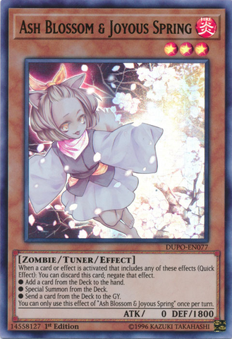 Ash Blossom &amp; Joyous Spring [DUPO-EN077] Ultra Rare 