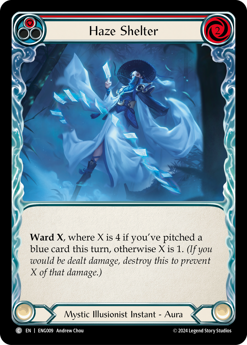 Haze Shelter [ENG009] (Part of the Mistveil Enigma Blitz Deck) 