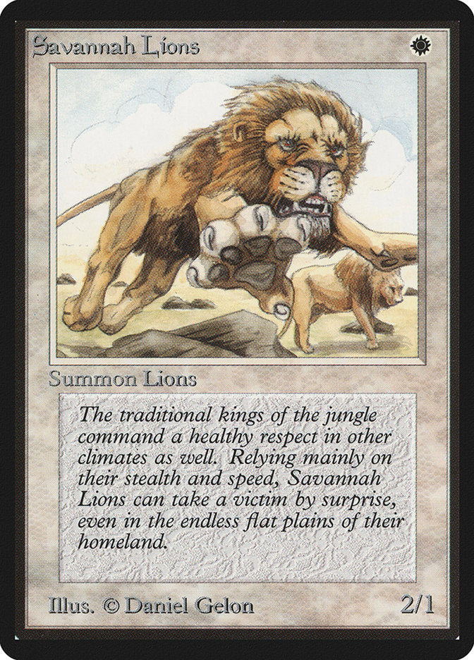 Savannah Lions [Beta Edition] 