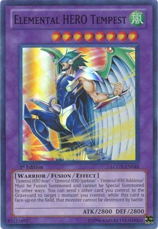 Elemental HERO Tempest [LCGX-EN048] Super Rare 