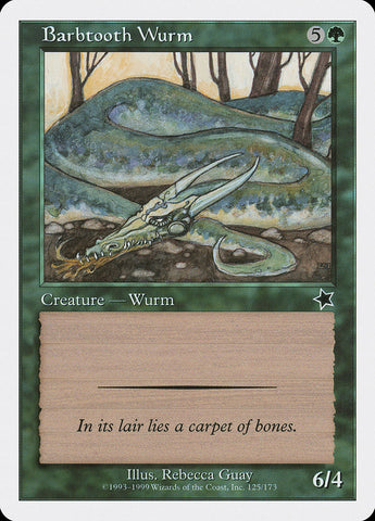 Barbtooth Wurm [Starter 1999] 