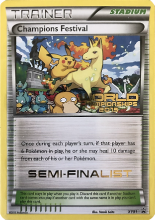 Champions Festival (XY91) (2015 Semi-Finalist) [XY: Black Star Promos] 