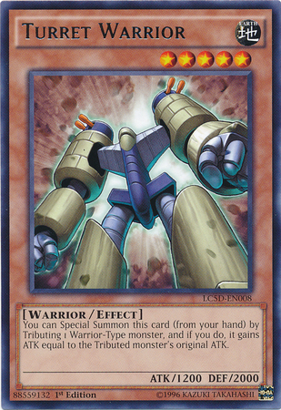 Turret Warrior [LC5D-EN008] Rare 