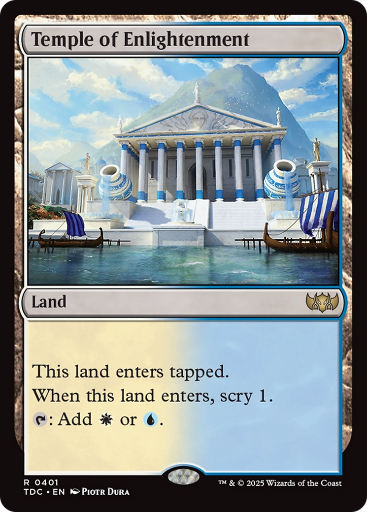 Temple of Enlightenment [Tarkir: Dragonstorm Commander] 