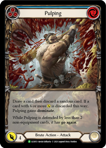 Pulping (Blue) [LGS053] (Promo) Rainbow Foil 