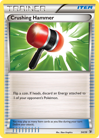 Crushing Hammer (34/39) [XY: Kalos Starter Set] 