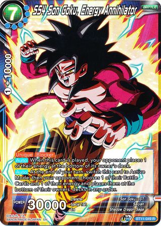 SS4 Son Goku, Energy Annihilator (BT11-049) [Vermilion Bloodline 2nd Edition] 