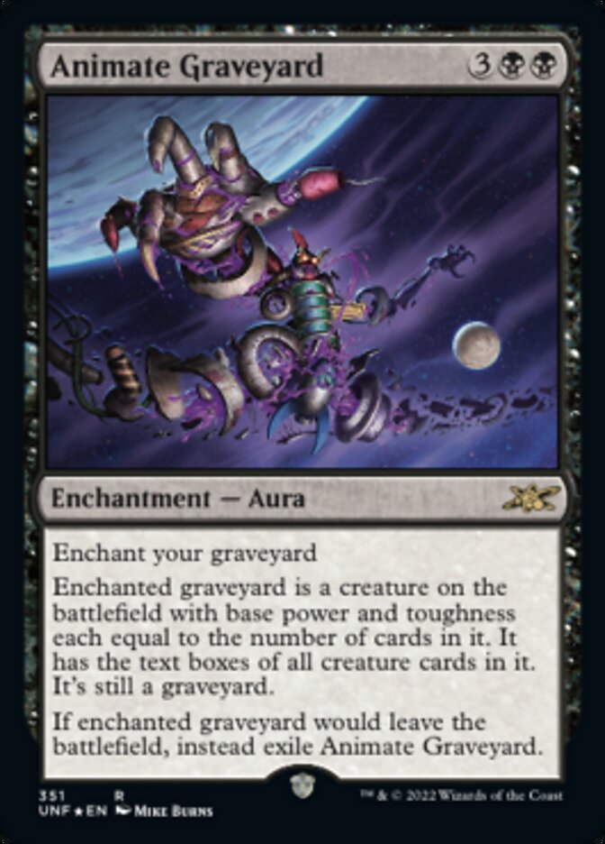 Animate Graveyard (Galaxy Foil) [Unfinity] 