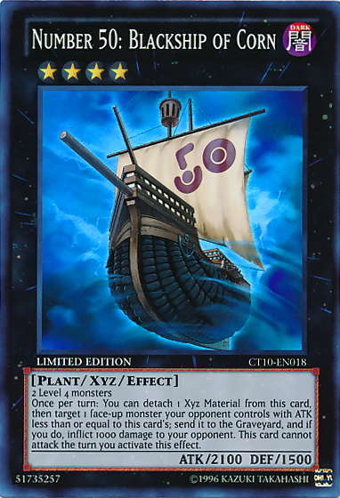 Number 50: Blackship of Corn [CT10-EN018] Super Rare 