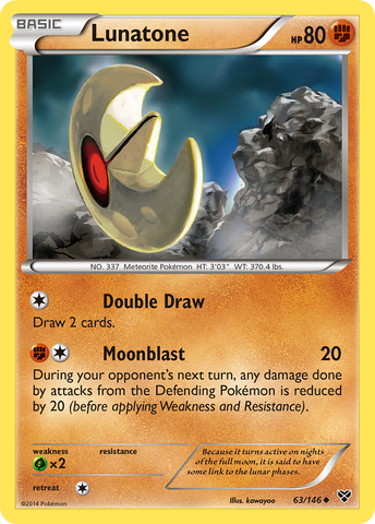 Lunatone (63/146) [XY: Base Set] 