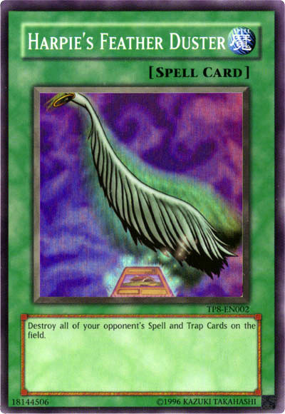 Harpie's Feather Duster [TP8-EN002] Super Rare 