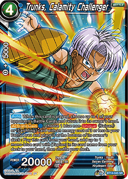 Trunks, Calamity Challenger (BT14-045) [Cross Spirits] 