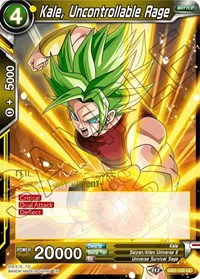 Kale, Uncontrollable Rage (Divine Multiverse Draft Tournament) (DB2-102) [Tournament Promotion Cards] 