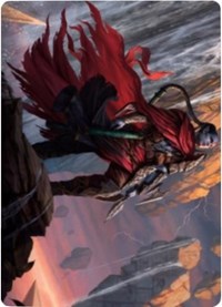 Anowon, the Ruin Thief Art Card [Zendikar Rising Art Series] 