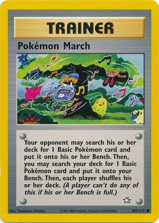 Pokemon March (102/111) [Neo Genesis Unlimited] 
