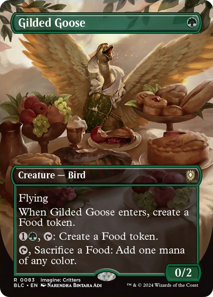 Gilded Goose (Borderless) [Bloomburrow Commander] 