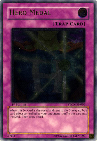 Hero Medal [STON-EN050] Ultimate Rare 