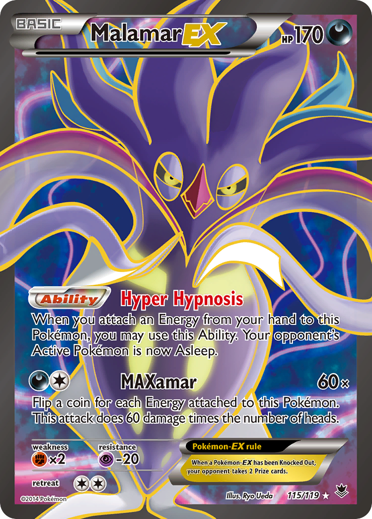 Malamar EX (115/119) [XY: Phantom Forces] 