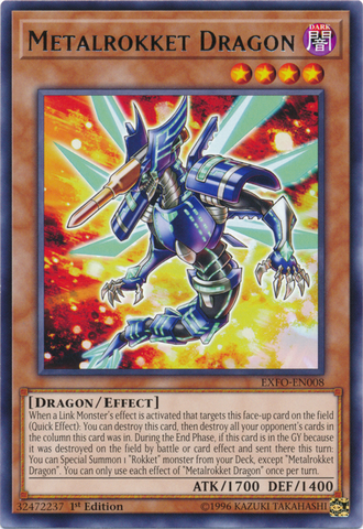 Metalrokket Dragon [EXFO-EN008] Rare 