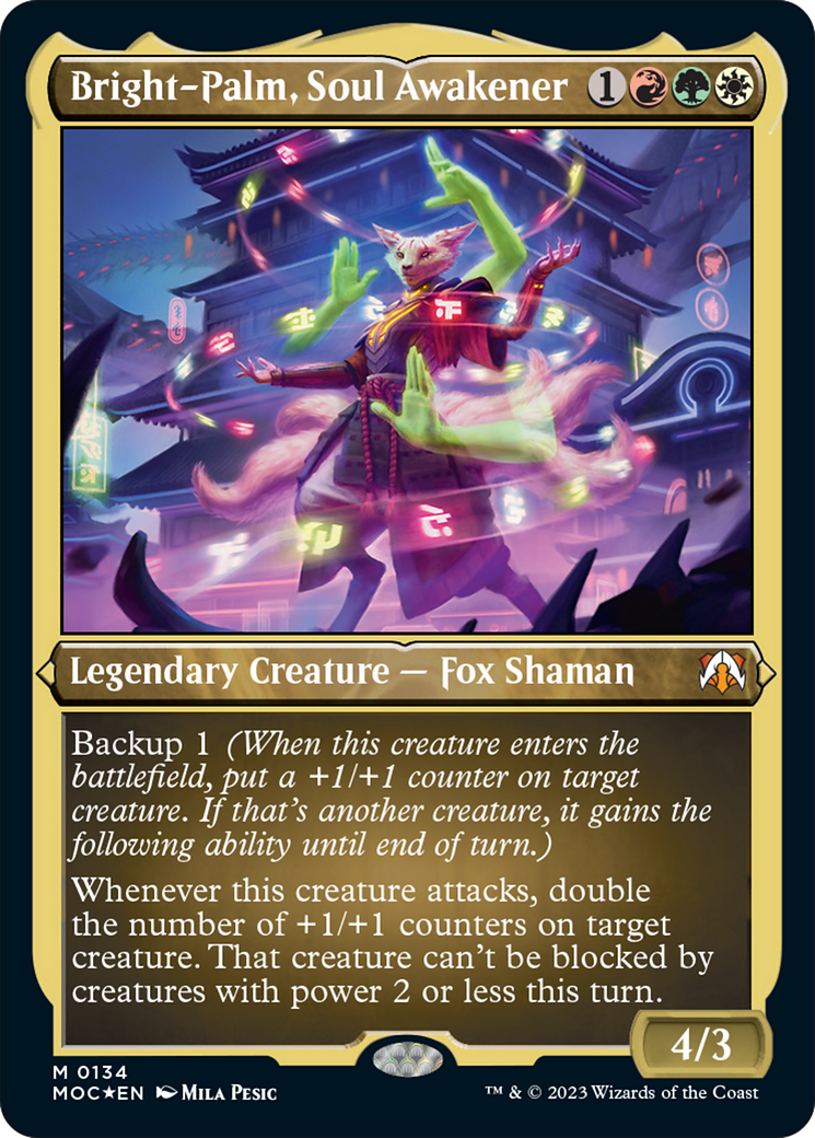 Bright-Palm, Soul Awakener (Display Commander) [March of the Machine Commander] 