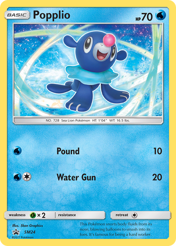 Popplio (SM24) [Sun &amp; Moon: Black Star Promos] 