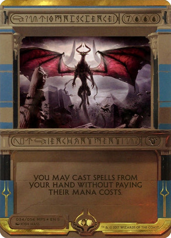 Omniscience (Summon) [Amonkhet Invocations] 