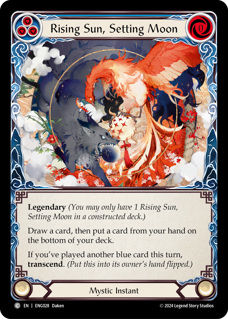 Rising Sun, Setting Moon [ENG028] (Part of the Mistveil Enigma Blitz Deck) 