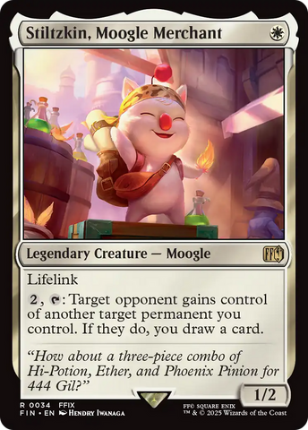 Stiltzkin, Moogle Merchant [FINAL FANTASY] 