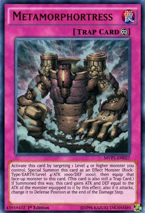Metamorphortress [MVP1-EN027] Ultra Rare 