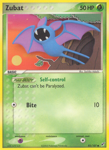 Zubat (83/107) [EX: Deoxys] 