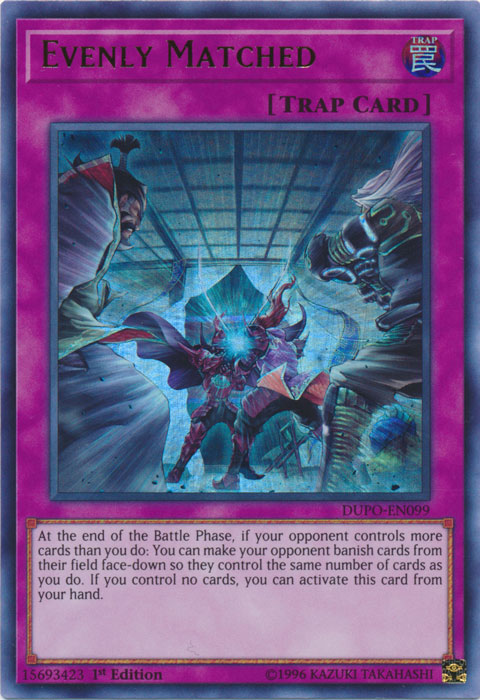 Evenly Matched [DUPO-EN099] Ultra Rare 
