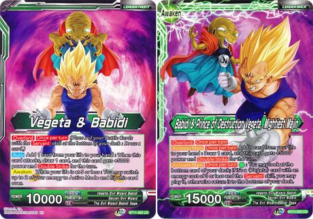 Vegeta &amp; Babidi // Babidi &amp; Prince of Destruction Vegeta, Mightiest Majin (BT11-062) [Vermilion Bloodline] 