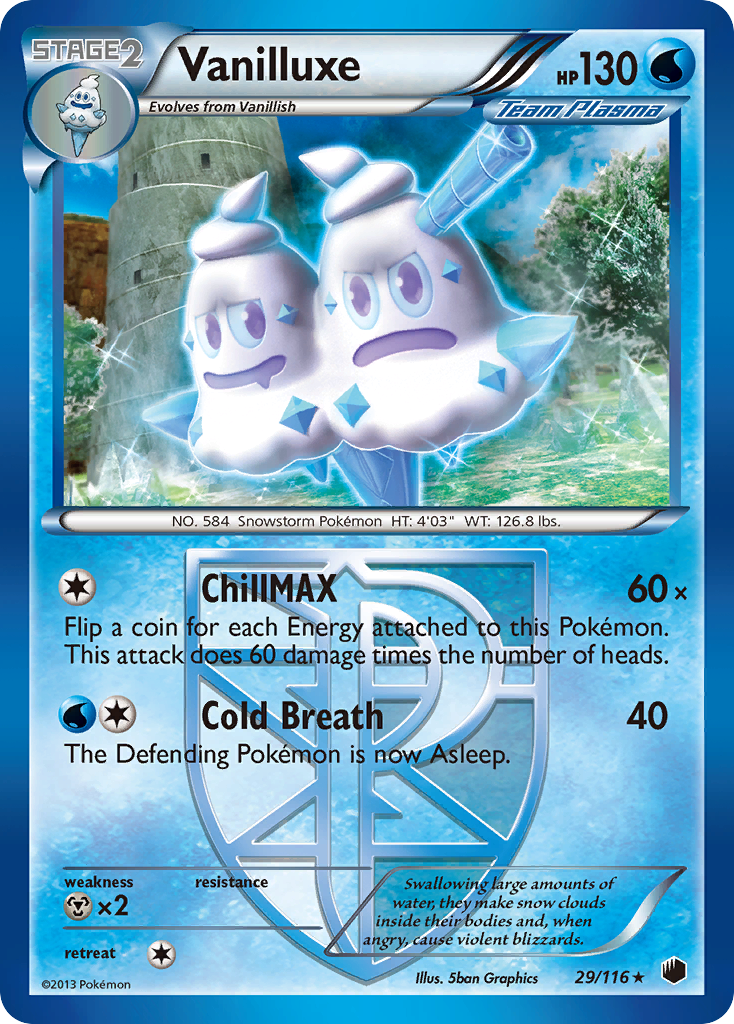 Vanilluxe (29/116) [Black &amp; White: Plasma Freeze] 