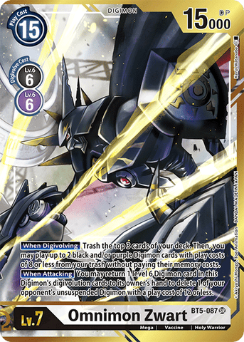 Omnimon Black [BT5-087] (Alternate Art - Kenji Watanabe) [Battle of Omni] 