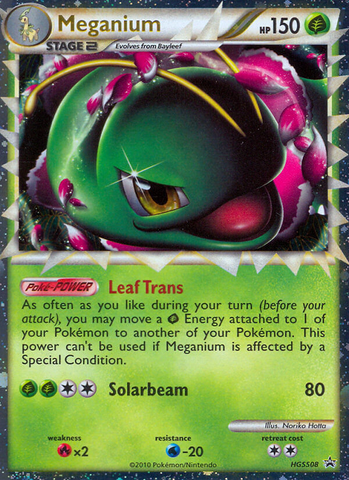 Meganium (HGSS08) [HeartGold &amp; SoulSilver: Black Star Promos] 
