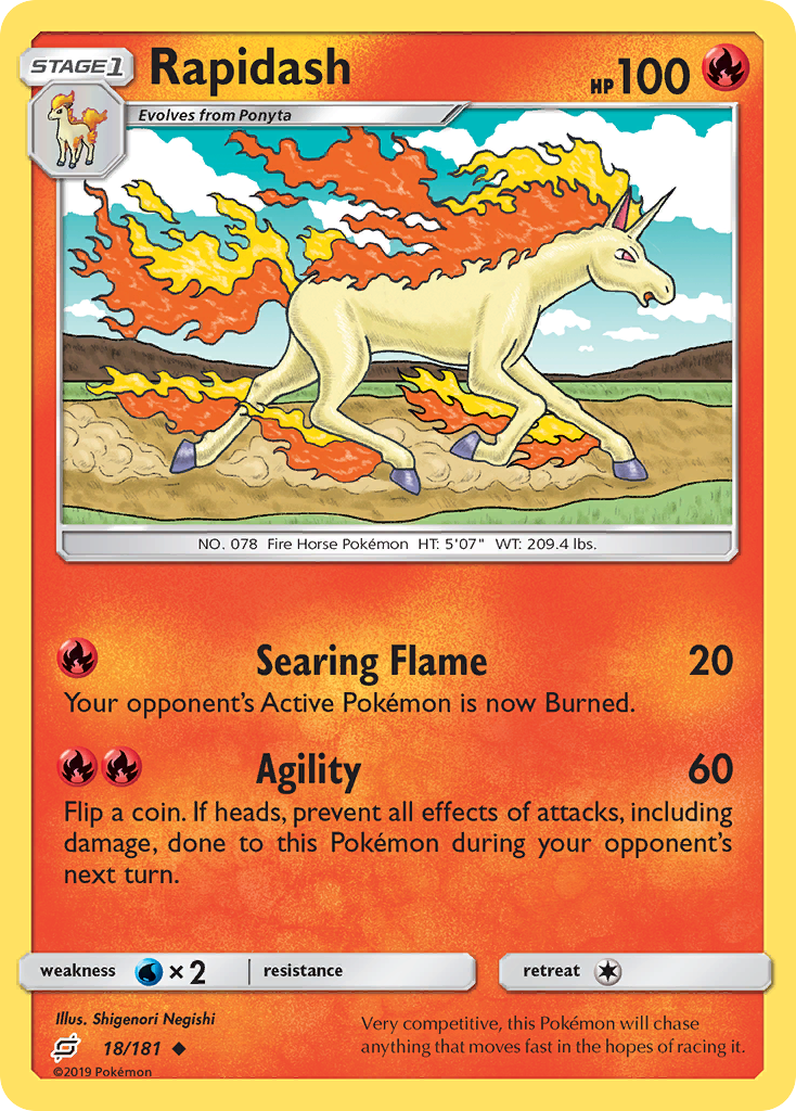 Rapidash (18/181) [Sun &amp; Moon: Team Up] 