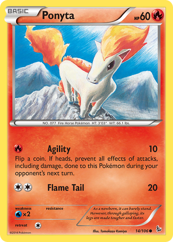 Ponyta (14/106) [XY: Flashfire] 