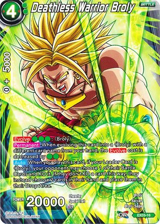 Deathless Warrior Broly (EX03-16) [Ultimate Box] 