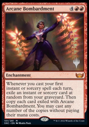 Arcane Bombardment (Promo Pack) [Streets of New Capenna Promos] 