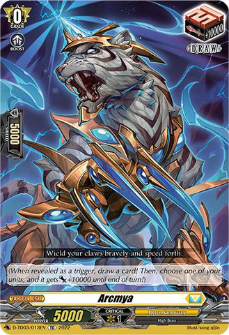 Arcmya (D-TD03/013EN) [D-TD03: Raika Koshiba -Skyfall Executors-] 