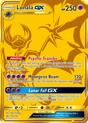 Lunala GX (172/156) [Sun &amp; Moon: Ultra Prism] 