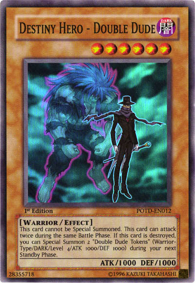 Destiny Hero - Double Dude [POTD-EN012] Super Rare 